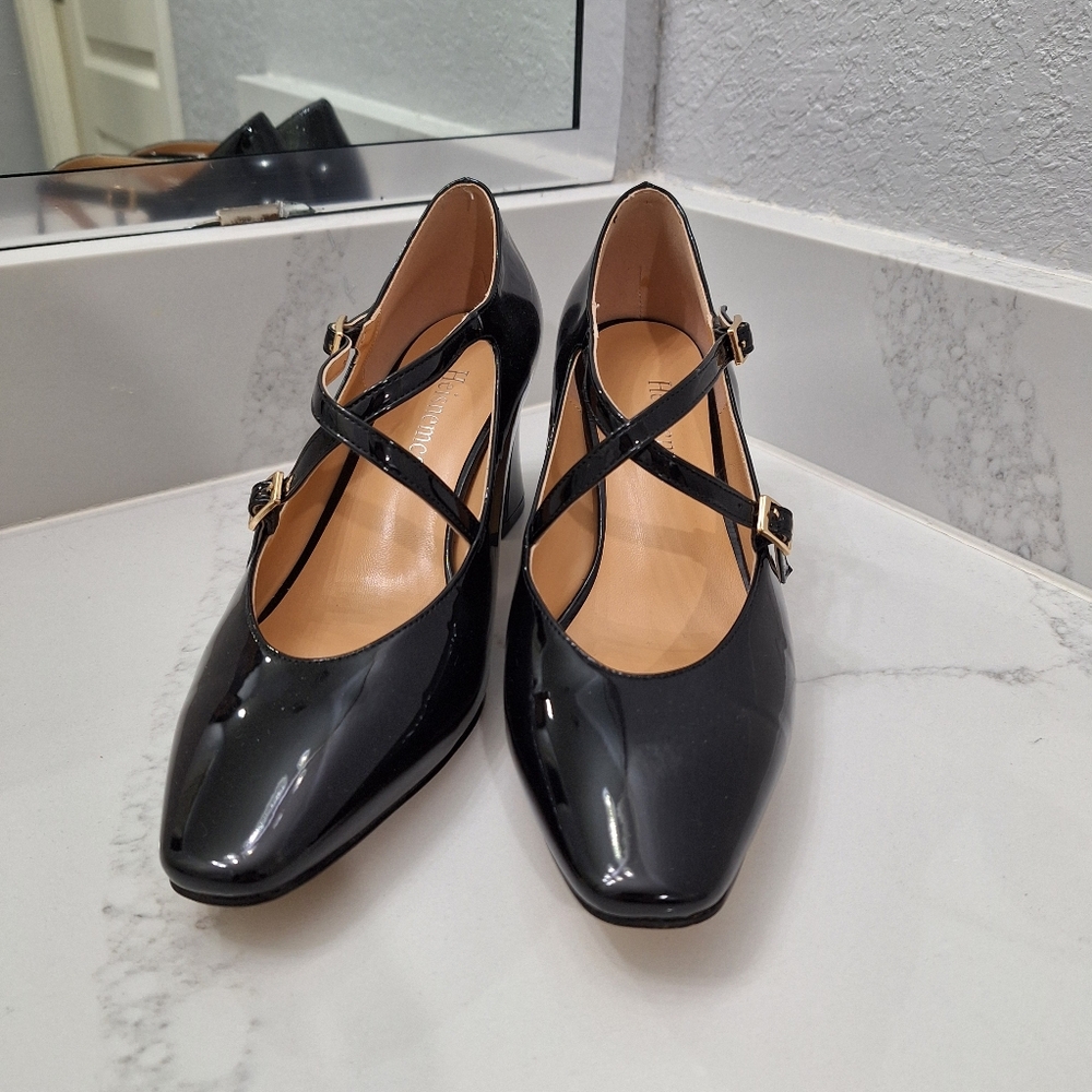 Heisnemca Patent Block Heels - Picture 3 of 13